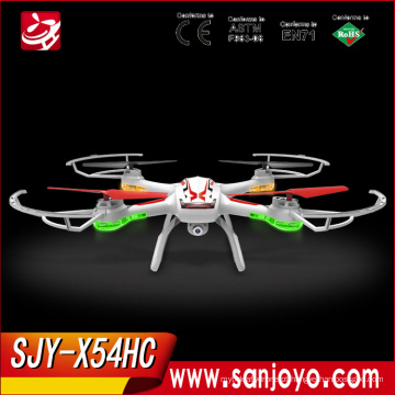 Syma X54HC com câmera HD 2MP Rc Droen 2.4G 4CH 6Axis Altitude Hold LED RC Quadcopter RTF